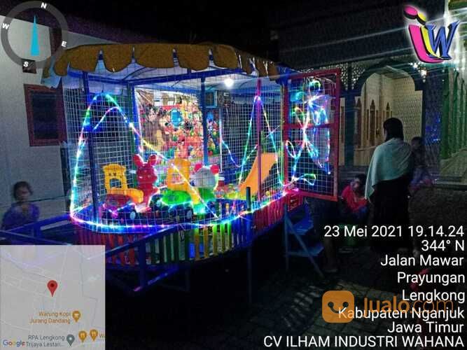 Odong Odong Mobil Mario Bros - Mandi Bola Kereta Mini Wisata