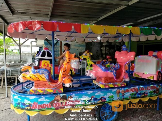 Odong Odong Mobil Mario Bros - Mandi Bola Kereta Mini Wisata