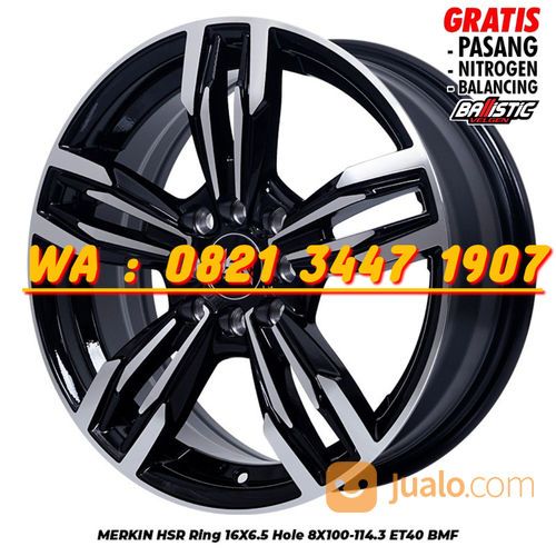 Velg Racing Ring 16 Velg Mobil HSR Merkin Pcd 4x100-114,3 Toko Velg Mobil Murah Kudus