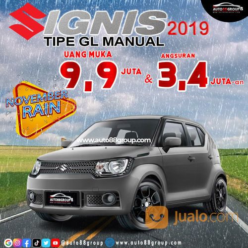 SUZUKI IGNIS (METALLIC SILKY SILVER) TYPE GL 1.2CC M/T (2019)