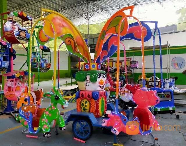 Odong Odong Komedi Putar Gerobak Badut - Kereta Lantai Mall