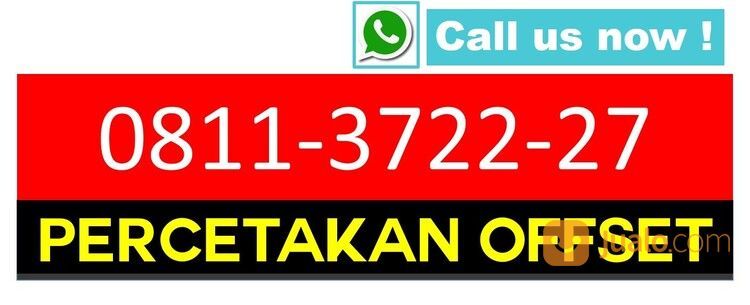 Harga Cetak Offset Kertas Banjar