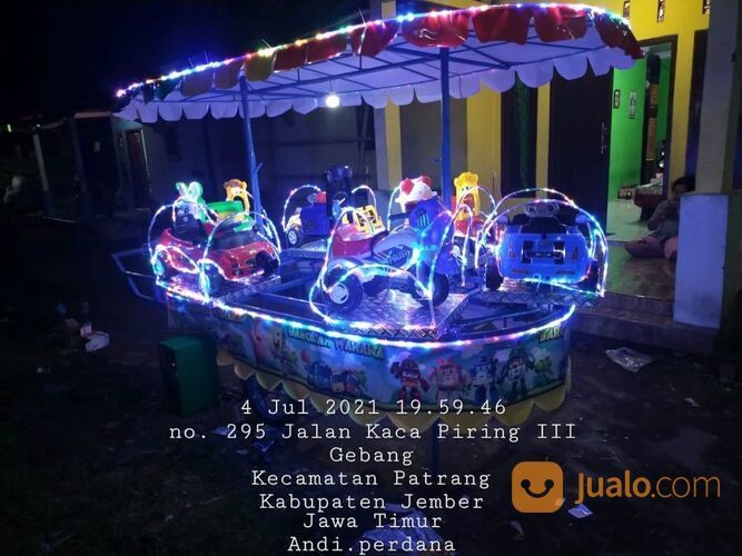 Odong Odong Kereta Lantai Robocar Tayo - Kereta Panggung Wisata