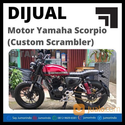 Murah Motor Yamaha Scorpio (Custom Scrambler)