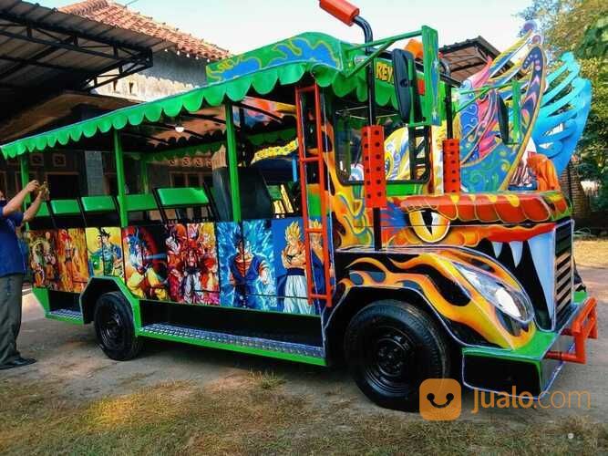 Sepeda Air Odong Odong Kayuh Fiber - Kereta Mini Wisata Kereta Panggung