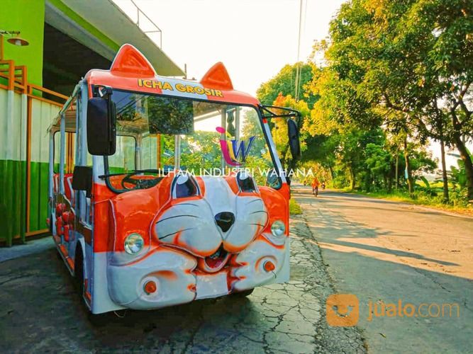 Sepeda Air Odong Odong Kayuh Fiber - Kereta Mini Wisata Kereta Panggung