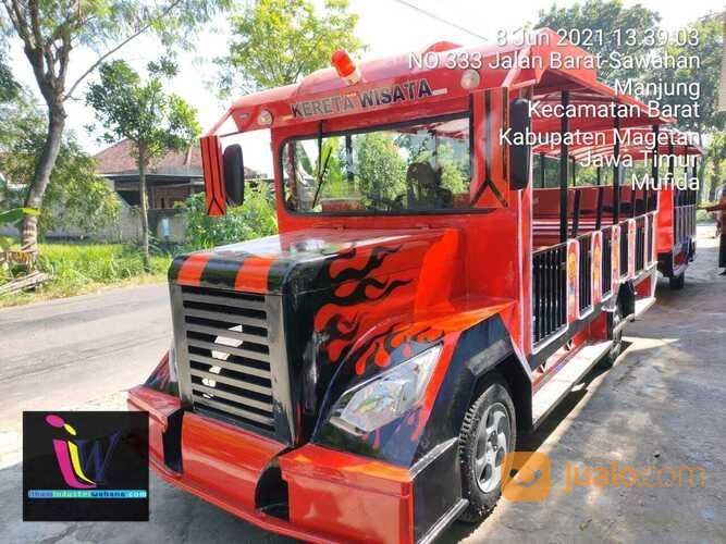 Odong Odong Kereta Wisata Mesin Mobil - Full Aksesoris