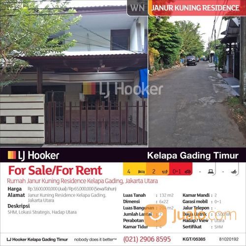 Rumah Janur Kuning Residence Kelapa Gading, Jakarta Utara