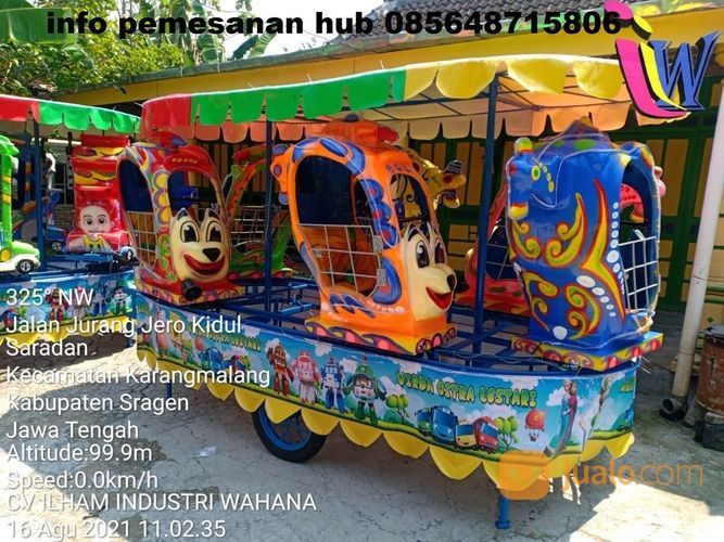 Playground Indoor Mandi Bola Odong Odong Kereta Panggung Lantai