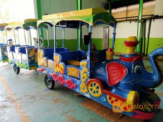 Kondisi Baru Odong-Odong Kereta Mini Kereta Motor Gajah New