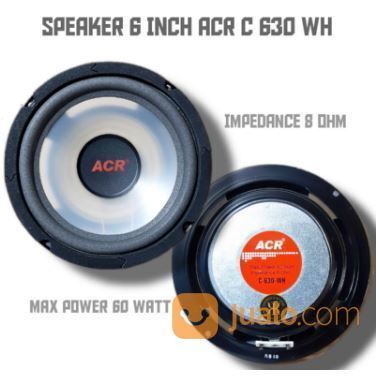 Speaker 6 Inch Wofer Acr C 630 WH Speaker Aktif
