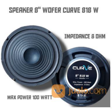 Speaker Wofer 8 Inch Curve 818 Speaker Aktif