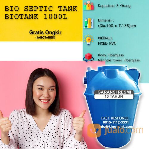 TANGKI Septic BIOFIL BIOTANK 1000 Liter / 1m3