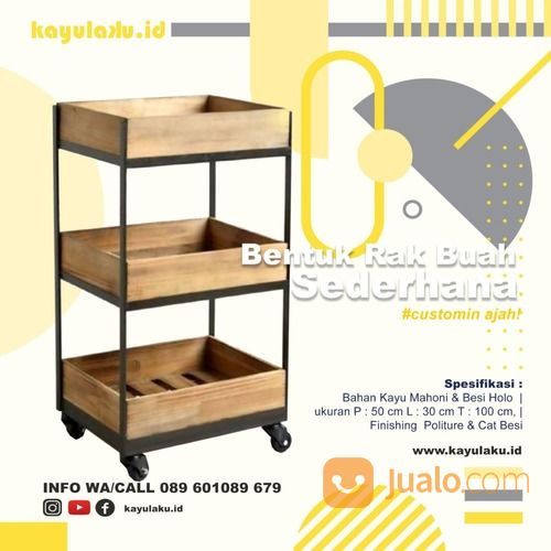 Rak Buah Sederhana, WA +62896-0108-9679