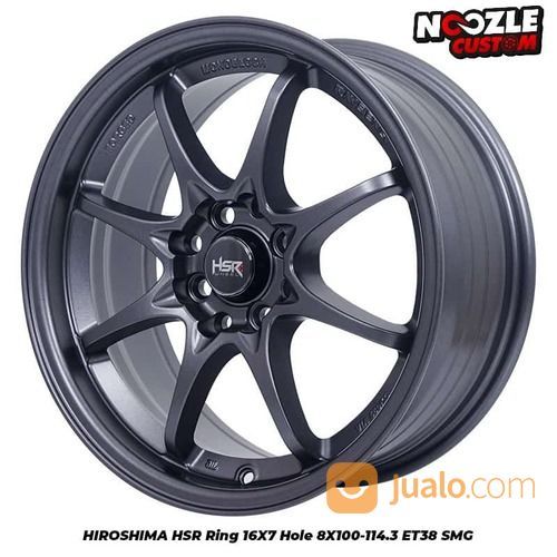 Velg Mobil R16 HSR HIROSHIMA FC Ring 16 Pelek Jazz Yaris Brio Calya Sigra Termurah