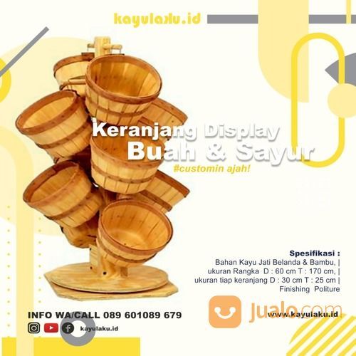 Rak Display Keranjang, WA +62896-0108-9679