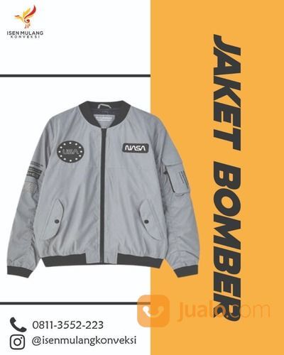 Pusat Konveksi Jaket Bomber Murah MIN.6pcs Di Malang