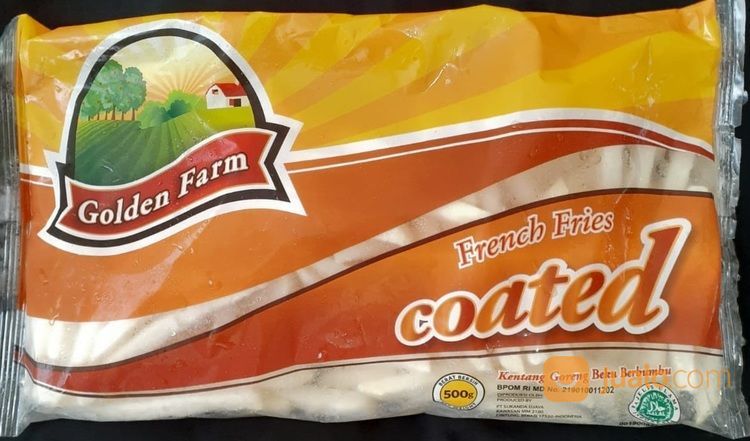 Golden Farm Kentang Stick / Kentang Gurih Renyah / Kentang Frozen