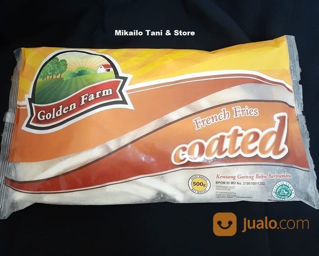 Golden Farm Kentang Stick / Kentang Gurih Renyah / Kentang Frozen