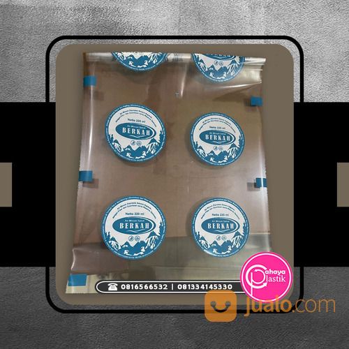 Sablon 2 Warna Lid Cup Sealer Plastik 20 Cm X 500 M