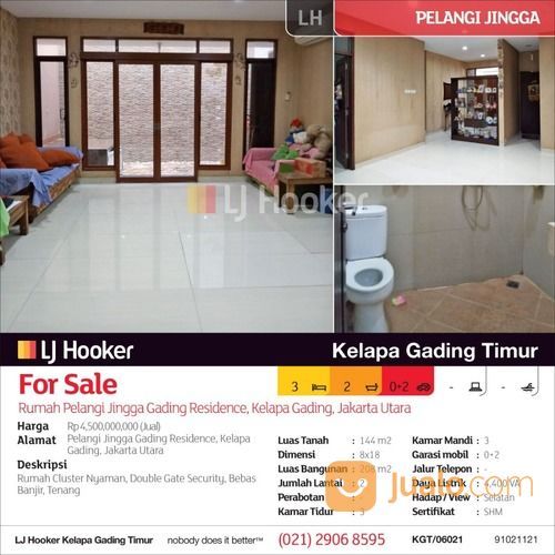 Rumah Pelangi Jingga Gading Residence, Kelapa Gading, Jakarta Utara