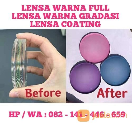 LENSA COATING WARNA FULL/ GRADASI (PINK, UNGU, BIRU), Mag- 011