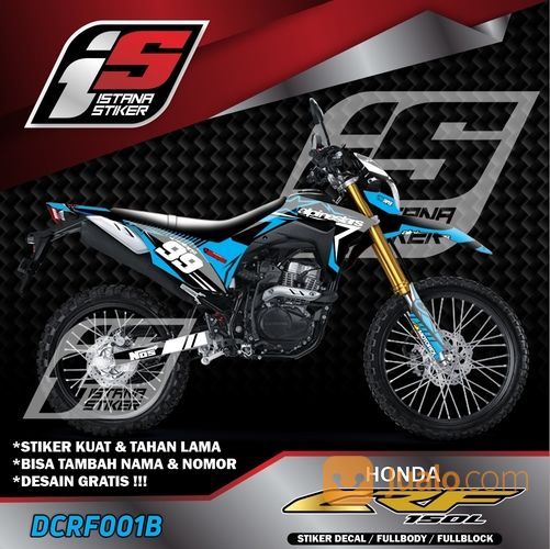 AGEN, Call/WA 0882-2009-0167 Decal Crf Hitam Pekanbaru