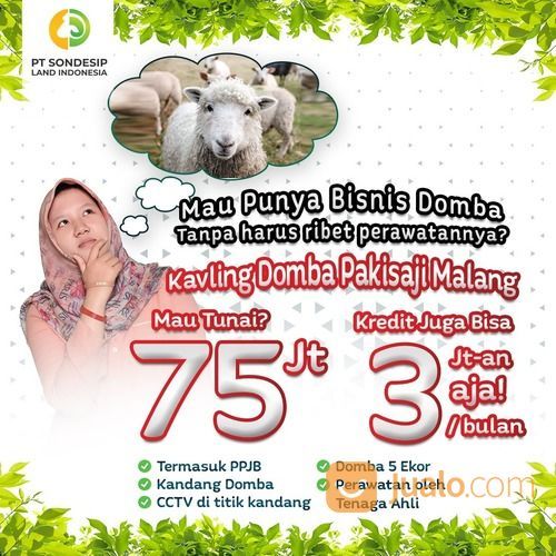 Tanah Peternakan Pakisaji Malang