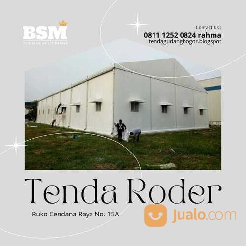 SEWA TENDA GUDANG WORKSHOP DUREN SAWIT MURAH