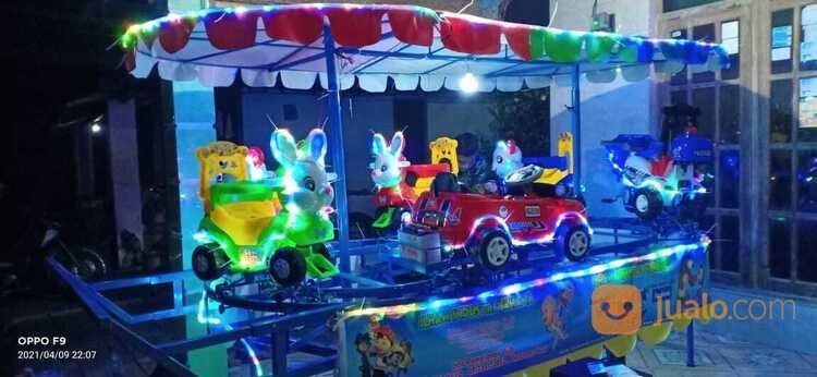 Kincir Mini Isi 6 Full Plat - Odong Odong Kereta Panggung Mini Coaster