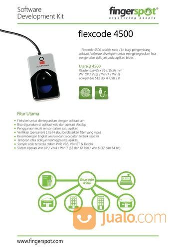 Flexcode 4500 Fingerspot U.Are.U 4500