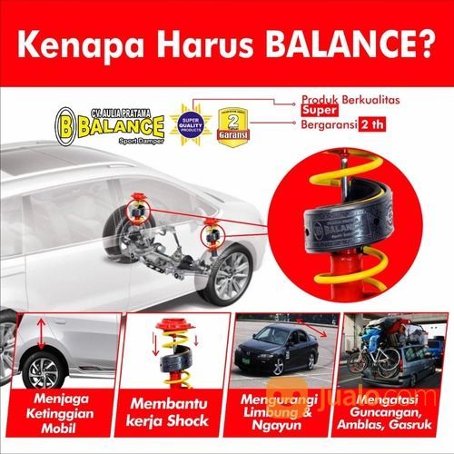 BALANCE Sport Damper Untuk Mobil INNOVA 2021 Depan Belakang. Garansi 2 Tahun By CV Aulia Pratama