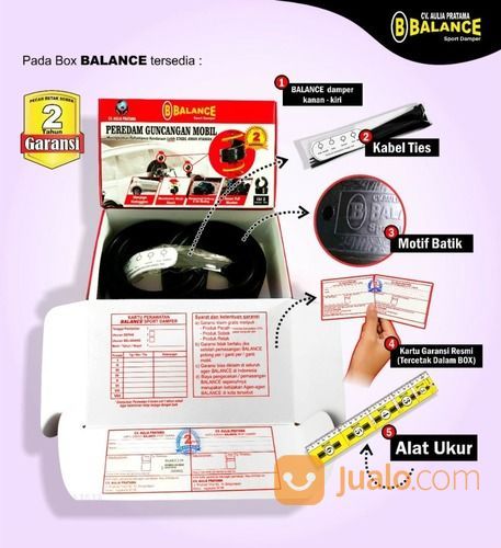 BALANCE Sport Damper Untuk Mobil INNOVA 2021 Depan Belakang. Garansi 2 Tahun By CV Aulia Pratama