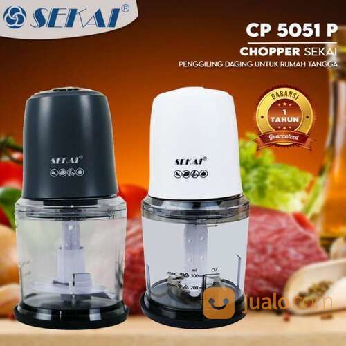 Sekai Chopper Gilingan Daging Blender Makanan / Bumbu 0.5 L CP 5051 P