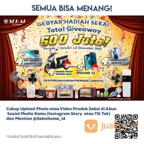 Sekai Chopper Gilingan Daging Blender Makanan / Bumbu 0.5 L CP 5051 P