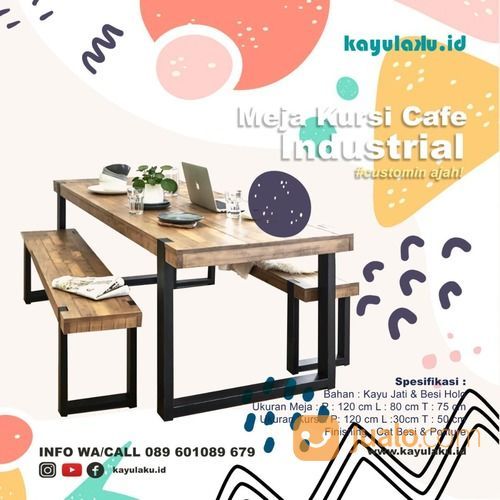 Meja Kursi Cafe Minimalis, +62896-0108-9679 (WA)