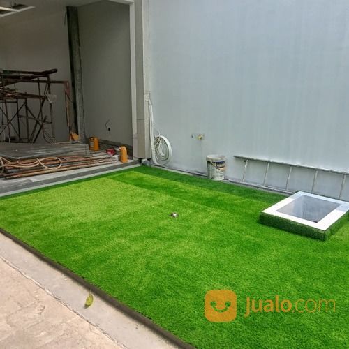 Lantai Outdoor Pasang Rumput Sintetis