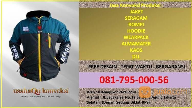Jasa Konveksi Pembuatan Jaket Bomber Murah Di Jakarta Selatan // UsahaQukonveksi.Com - O8I795OOO56