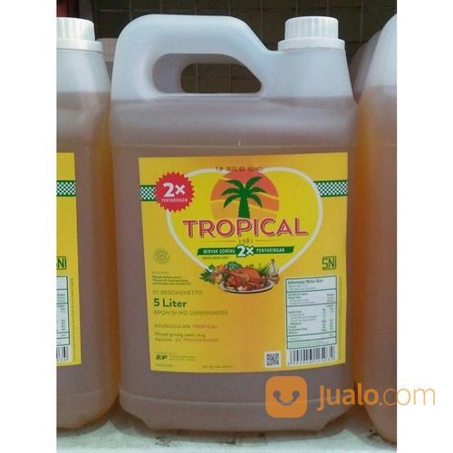 Minyak Goreng Tropical 5 Liter Isi 4 Pcs Dus