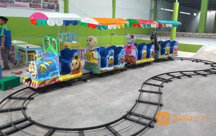 Odong Odong Kereta Mini Wisata Full Airbrush - Kereta Lantai Kincir Mini