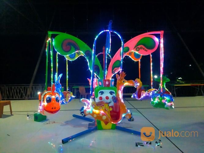 Odong Odong Kereta Mini Wisata Full Airbrush - Kereta Lantai Kincir Mini