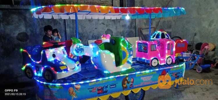 Mainan Koin Odong Odong Kereta Panggung - Sepeda Air Kereta Mini Wisata