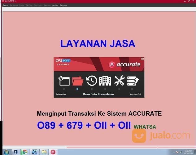 KURSUS AKUNTANSI DAN KOMPUTER AKUNTANSI ACCURATE, MYOB, QUICKBOOKS