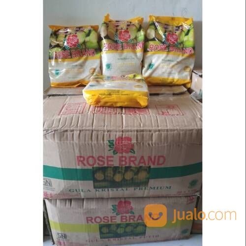 Gua Pasir Rose Brand Kuning Kemasan 1 Kg Dus