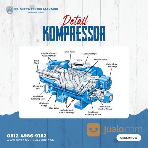 Sewa Kompresor 175 - 225 CFM Kupang