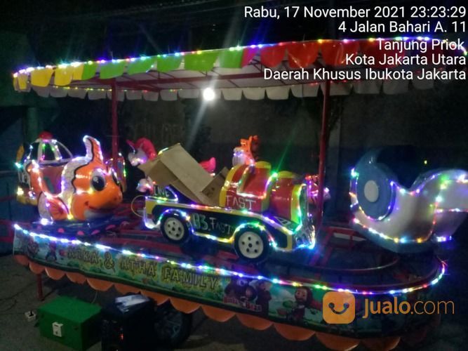 Odong Odong Kereta Mini Wisata - Kereta Panggung Full Aksesoris