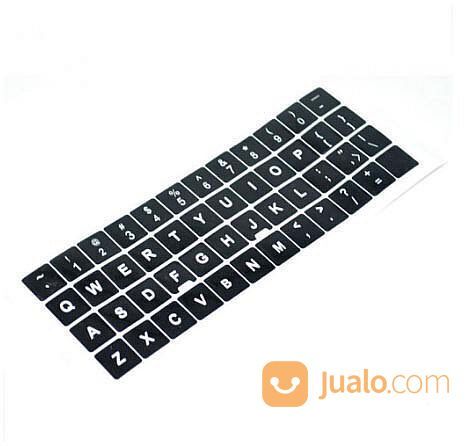 Stiker Keyboard Laptop 14 PC Hitam Putih Sticker Keyboard Komputer