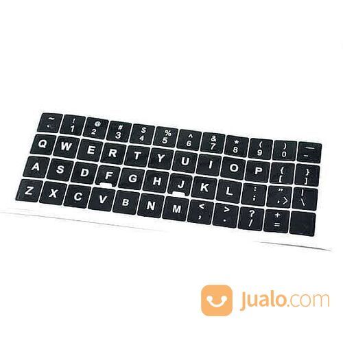 Stiker Keyboard Laptop 14 PC Hitam Putih Sticker Keyboard Komputer