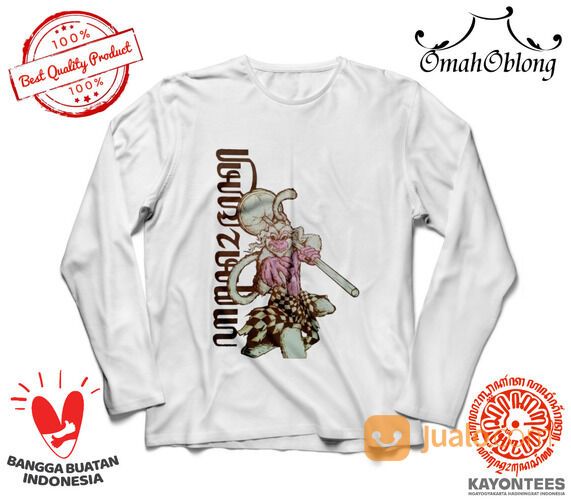 Kaos Oblong Lengan Panjang Kayontees Anoman Size L