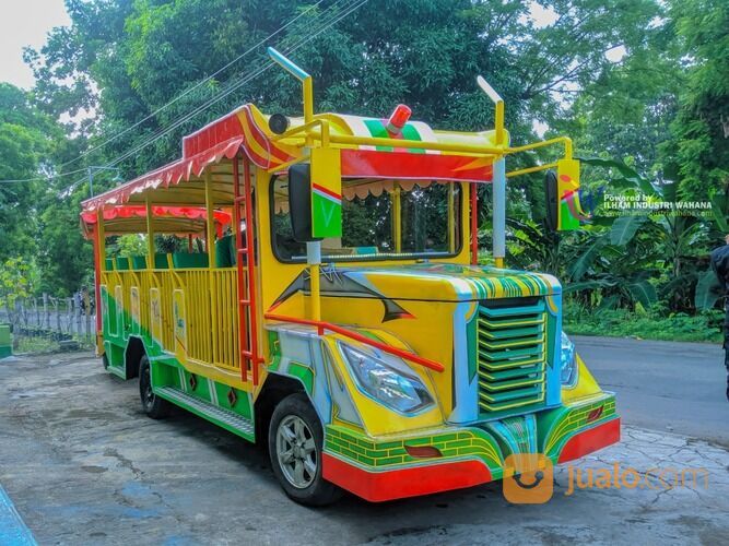 Odong Odong Kereta Mini Wisata Mesin Mobil - Kereta Panggung Full Aksesoris